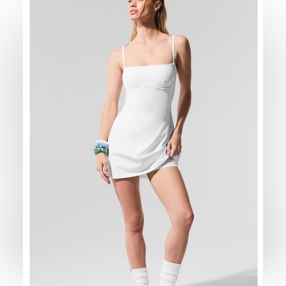 Alo Airbrushed Streamlined Dress NWT